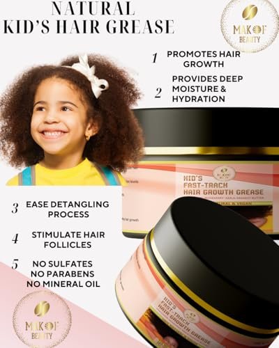 Kid's Hair Growth Grease with Raw Organic Batana Extract, Rosemary, Fenugreek, Amla Oil & Mango Butter – 120 ml Avelisse
