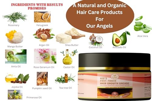 Kid's Hair Growth Grease with Raw Organic Batana Extract, Rosemary, Fenugreek, Amla Oil & Mango Butter – 120 ml Avelisse