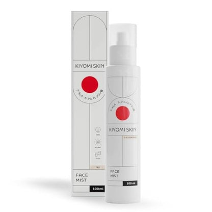 Kiyomi Skin Face Mist Moisturizer – Calming Facial Hydrating Spray with 5-ALA, Hyaluronic Acid, Green Tea & Lavender – Fast-Absorbing Antioxidant Moisture for All Skin Types – 3.3 Fl Oz