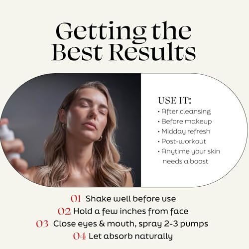 Kiyomi Skin Face Mist Moisturizer – Calming Facial Hydrating Spray with 5-ALA, Hyaluronic Acid, Green Tea & Lavender – Fast-Absorbing Antioxidant Moisture for All Skin Types – 3.3 Fl Oz - görsel 12