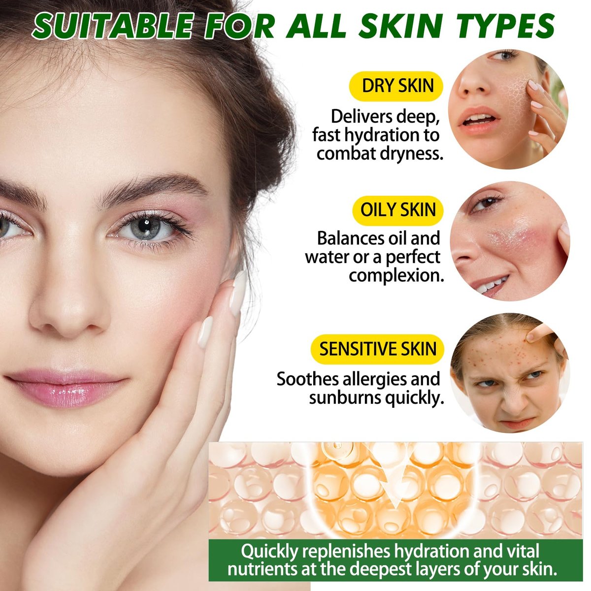 Snail Mucin 92% Repair Serum Cream - Hydrating Face Moisturizer for Dry & Sensitive Skin, Anti-Aging Firming & Wrinkle Reduction, Daily Repair Cream for All Skin Types (3.52 oz) - görsel 11