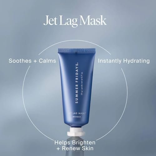 Summer Fridays Jet Lag™ Essentials Mini Hydrating Skin Care Set - Travel Size Skincare Kit & Gift Set (4 Count) Avelisse
