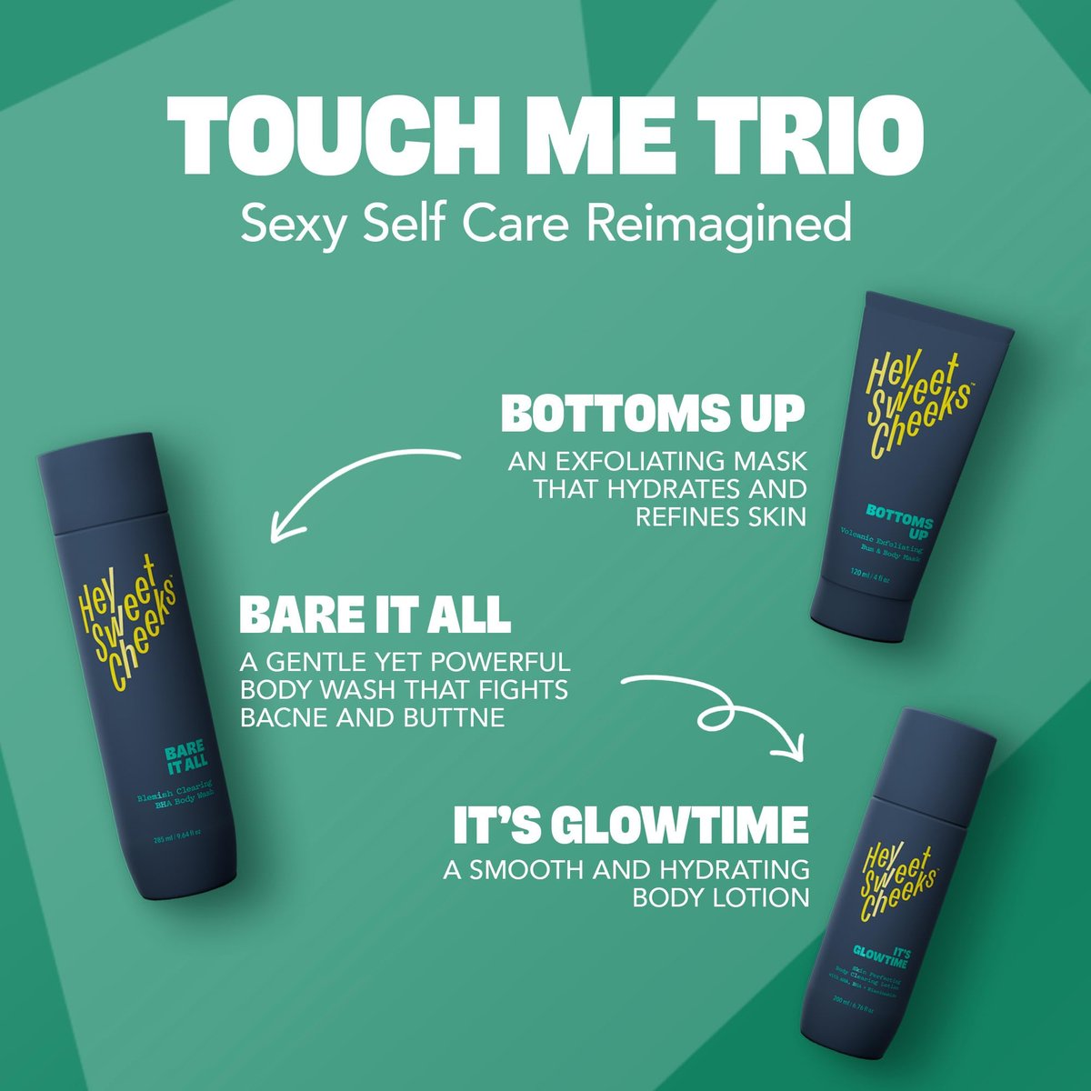 Hey Sweet Cheeks Bare It All BHA Salicylic Acid Body Wash with Oat Milk - Blemish Body Wash for Back & Body, 9.64 oz Avelisse