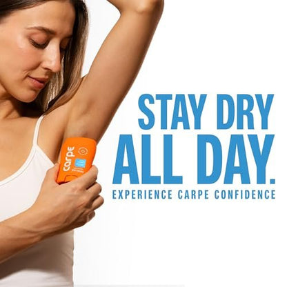 Carpe Women's Clinical Strength Antiperspirant Deodorant Variety Pack – 100 Hour Sweat & Odor Control, Coconut Vanilla & Fresh Powder, 2-Pack Avelisse
