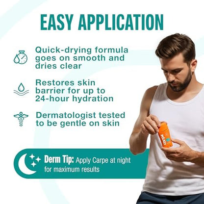 Carpe Deodorant Antiperspirant Men's Variety Pack – 100 Hour Sweat & Odor Control – Clinical Strength for Excessive Sweating – Sandalwood & Clean Sport, 2 Pack Avelisse