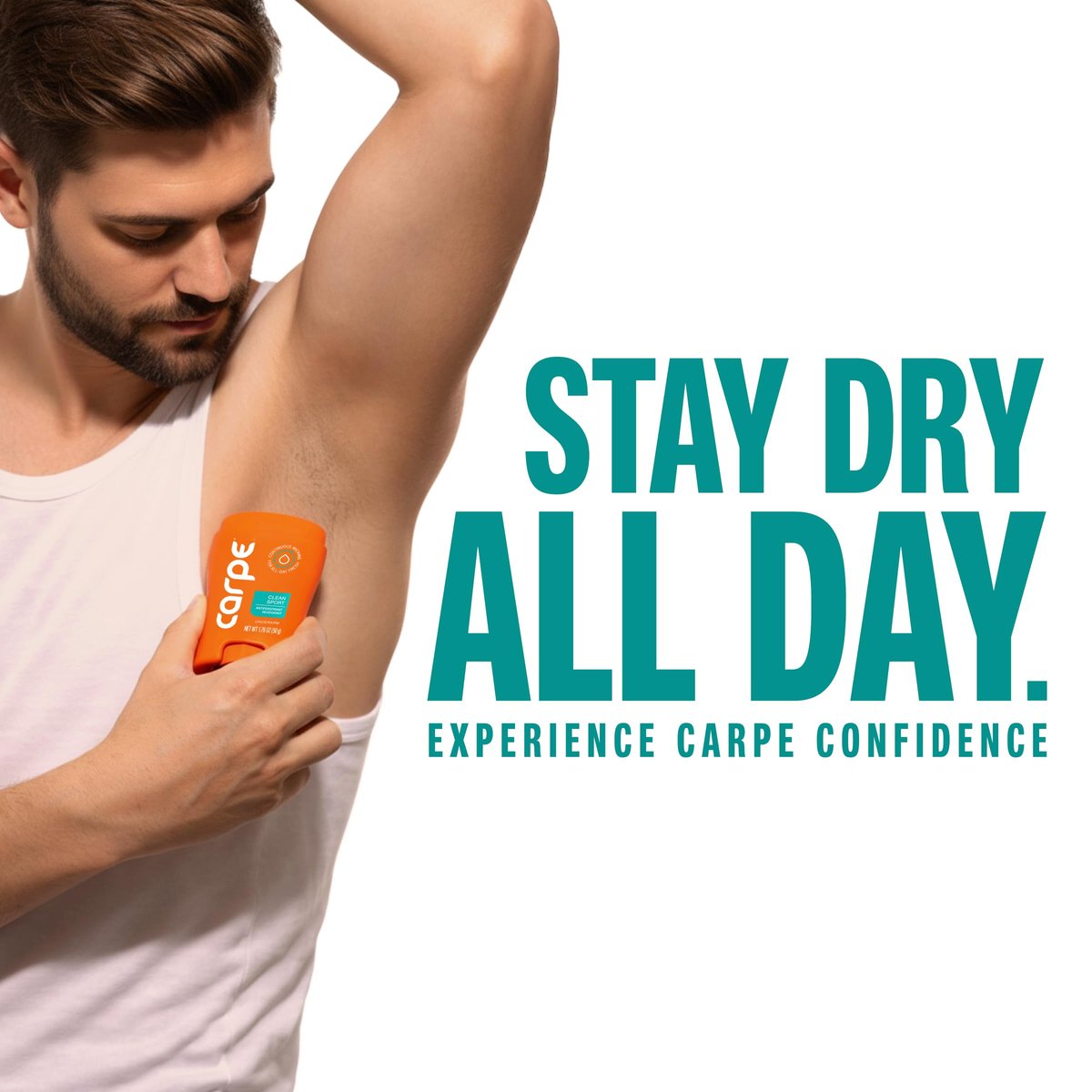 Carpe Deodorant Antiperspirant Men's Variety Pack – 100 Hour Sweat & Odor Control – Clinical Strength for Excessive Sweating – Sandalwood & Clean Sport, 2 Pack Avelisse