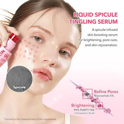 APRILSKIN TXA Niacinamide Toning Shot 99 Spicule Facial Serum - Brightening & Pore Care, 1.01 fl. oz.