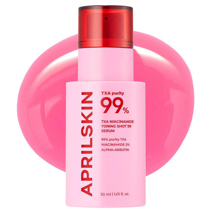 APRILSKIN TXA Niacinamide Toning Shot 99 Spicule Facial Serum - Brightening & Pore Care, 1.01 fl. oz.