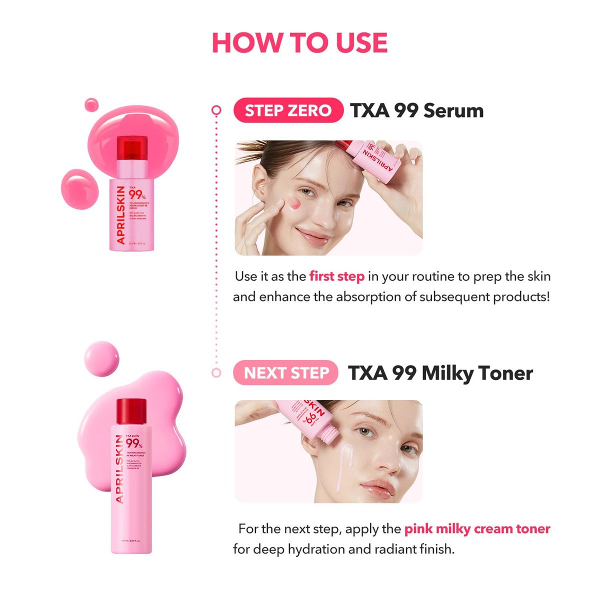 APRILSKIN TXA Niacinamide Toning Shot 99 Spicule Facial Serum - Brightening & Pore Care, 1.01 fl. oz. - görsel 12