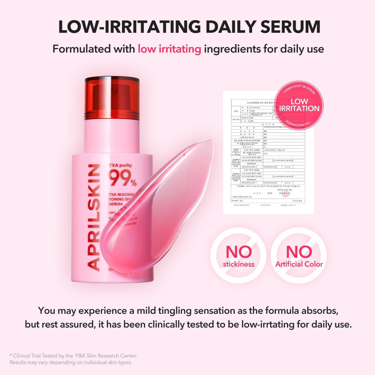 APRILSKIN TXA Niacinamide Toning Shot 99 Spicule Facial Serum - Brightening & Pore Care, 1.01 fl. oz. - görsel 14