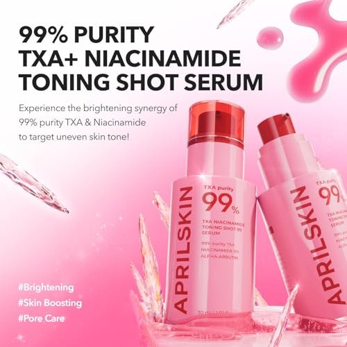 APRILSKIN TXA Niacinamide Toning Shot 99 Spicule Facial Serum - Brightening & Pore Care, 1.01 fl. oz. - görsel 3