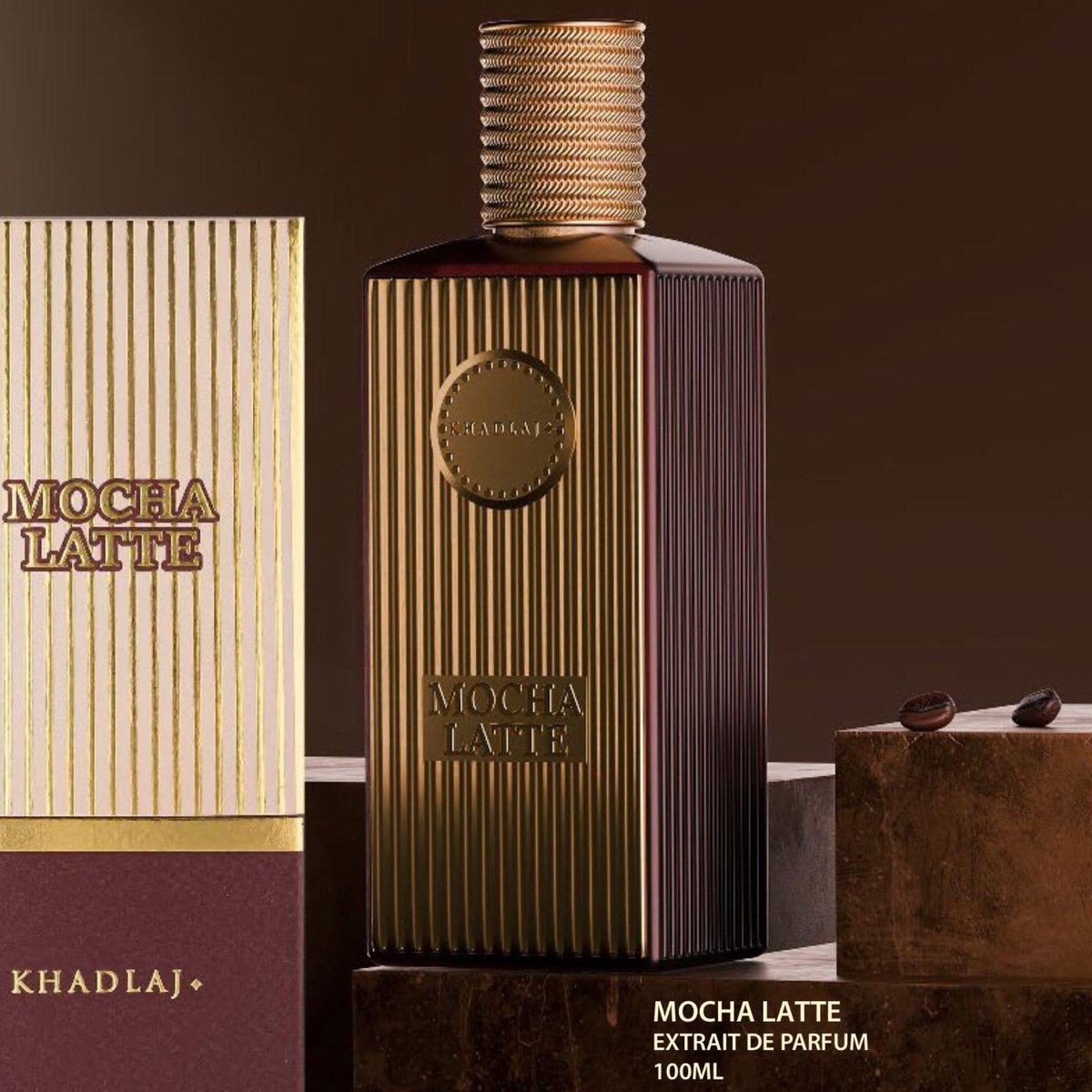 Khadlaj Mocha Latte Extrait de Parfum – Gourmand Spicy Sweet Warm Unisex Fragrance, 3.4 oz / 100 ml - görsel 13
