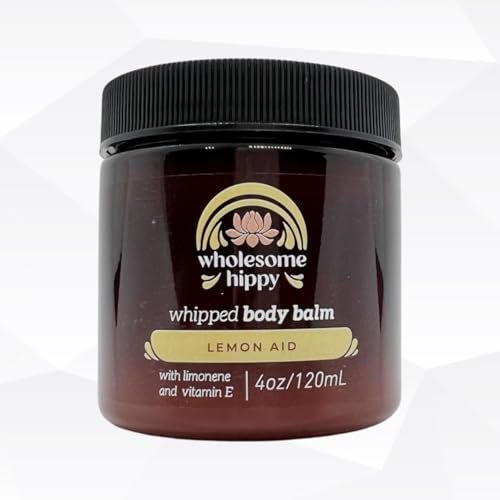 Wholesome Hippy Lemon-Aid Whipped Wonder Balm with Limonene – Lemon Balm Face Moisturizer (4 oz) - görsel 2