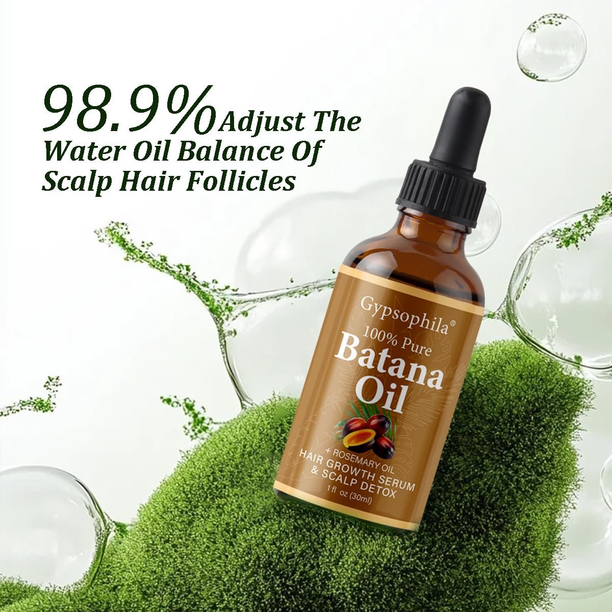Gypsophila Batana Oil Hair Growth Bundle - Batana Oil Shampoo & 100% Pure Natural Rosemary Hair Treatment for Women & Men – Thicker, Healthier Hair Avelisse