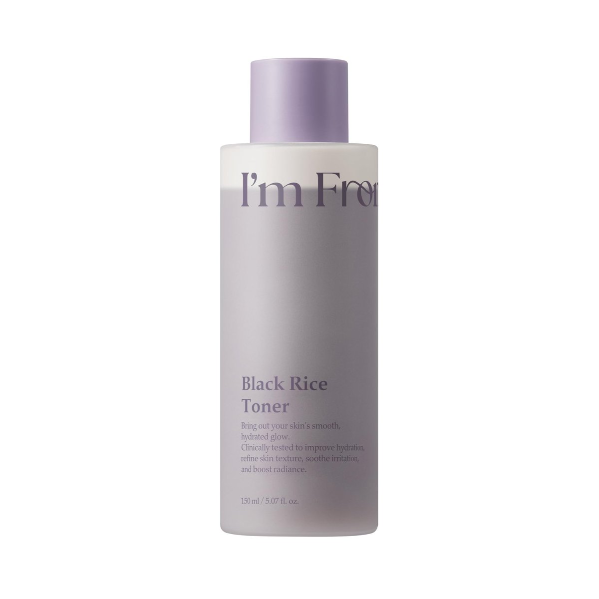 I'm from Black Rice Toner for Oily Skin - Sebum Control, Lightweight, Niacinamide & Panthenol, Fragrance Free, Korean Skin Care, 150ml Avelisse