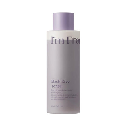 I'm from Black Rice Toner for Oily Skin - Sebum Control, Lightweight, Niacinamide & Panthenol, Fragrance Free, Korean Skin Care, 150ml Avelisse