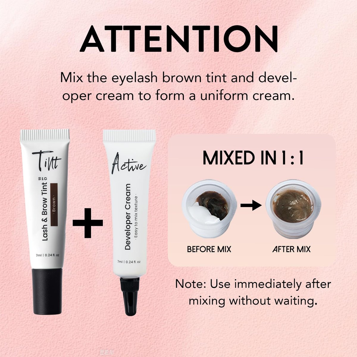 GOLLEE Lash Color Kit Brown – Professional Lash and Brow Color for Salon & Home Use, Natural Effects, Long Lasting Up to 4 Weeks - görsel 10