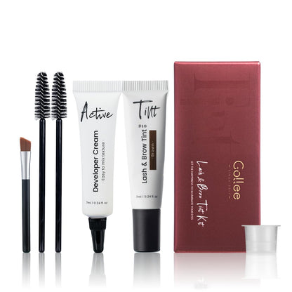 GOLLEE Lash Color Kit Brown – Professional Lash and Brow Color for Salon & Home Use, Natural Effects, Long Lasting Up to 4 Weeks