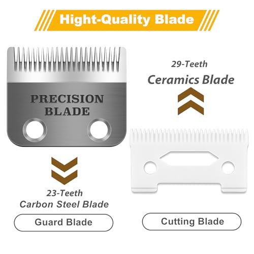 OwnLifeYF Precision Blade Fit for Wahl Clippers - 2 Holes Adjustable Carbon Steel Replacement Blade (Silver, 1 Pack) - görsel 18