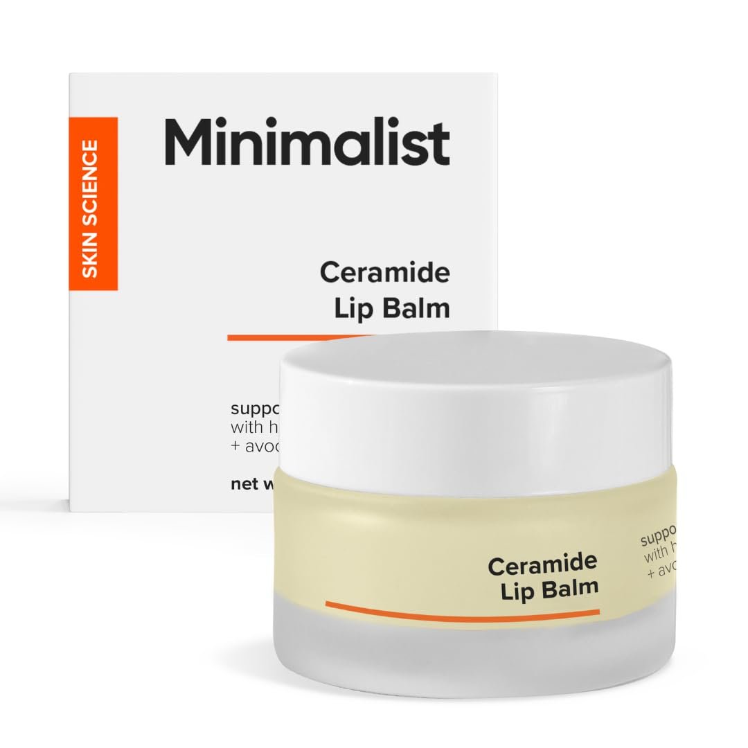 Minimalist Ceramide Lip Balm with Hyaluronic Acid for Dry Chapped Lips - 0.28 oz / 8g - görsel 1