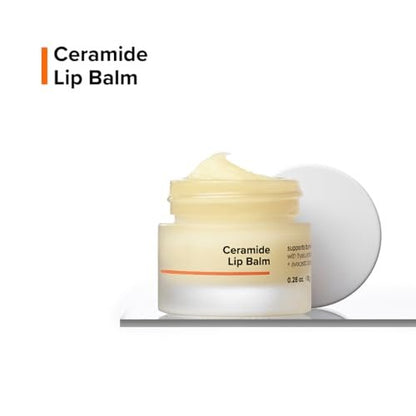 Minimalist Ceramide Lip Balm with Hyaluronic Acid for Dry Chapped Lips - 0.28 oz / 8g