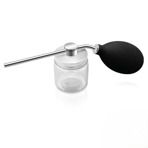 Refillable Powder Spray Bottle for Hair Building Fibers, Dry Shampoo & Cosmetic Powders - Leak-Proof Hair Fiber Applicator with Precision Nozzle, Portable Powder Dispenser for Men and Women - görsel 1