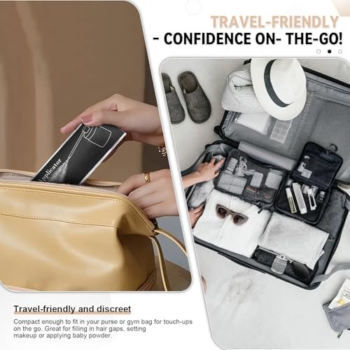 Refillable Powder Spray Bottle for Hair Building Fibers, Dry Shampoo & Cosmetic Powders - Leak-Proof Hair Fiber Applicator with Precision Nozzle, Portable Powder Dispenser for Men and Women - görsel 13