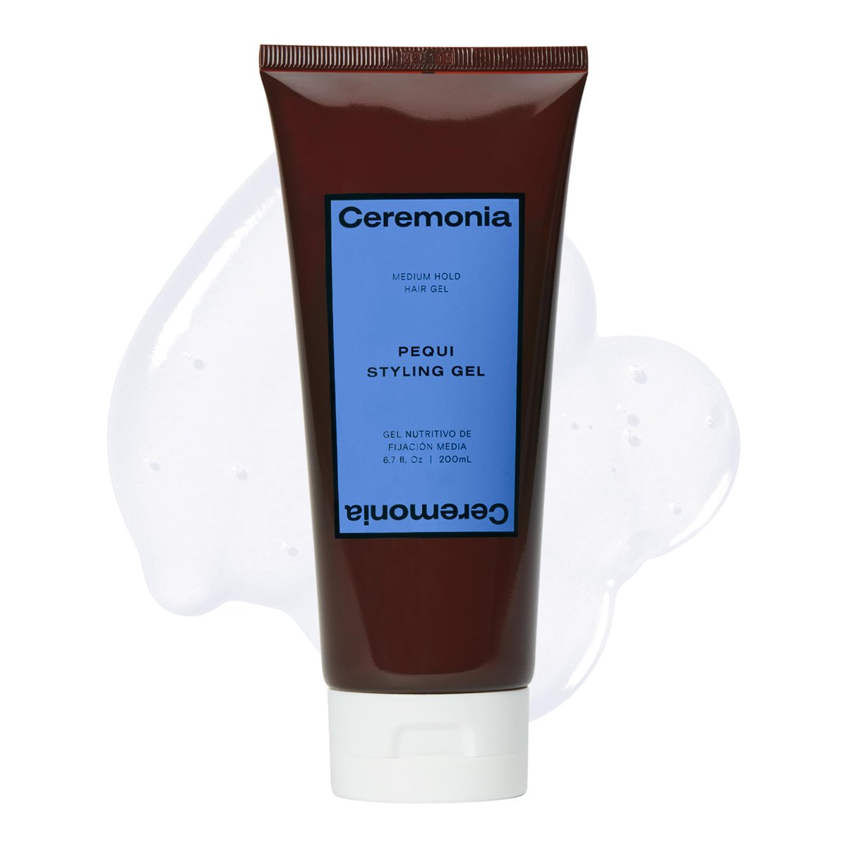 Ceremonia Pequi Styling Gel – Medium Hold Hair Gel for Natural Shine & Frizz Control, Non-Sticky Hydrating with Aloe Vera, All Hair Types, 6.7 fl oz Avelisse