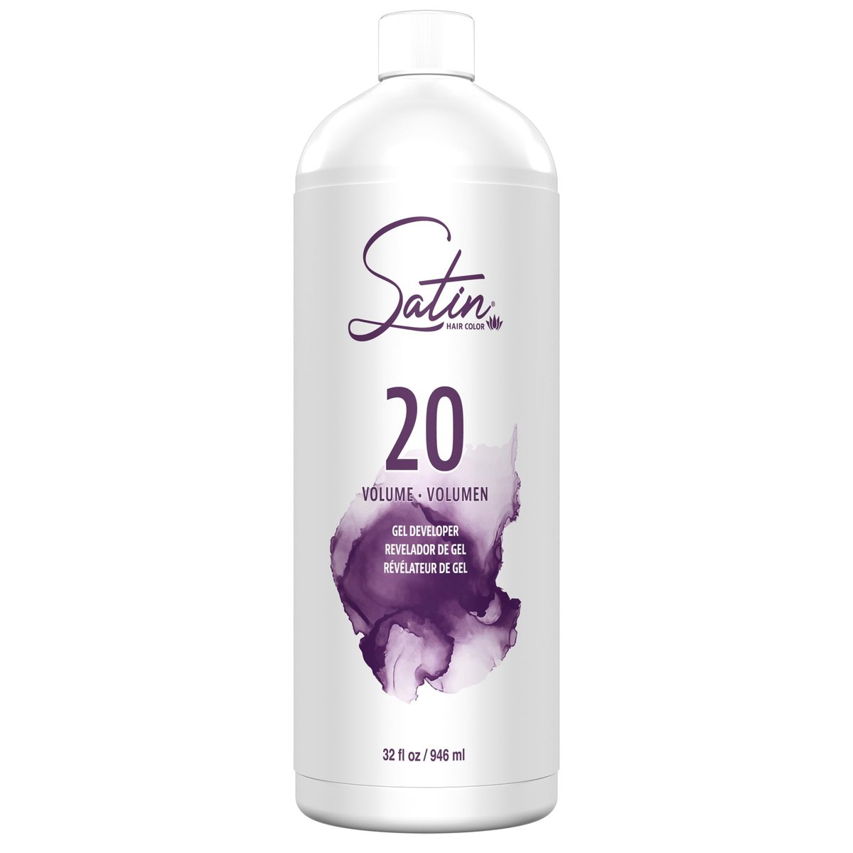 Satin Ultra Vivid Fashion Colors Oxide Developer 20 Volume 32 oz – Professional Hair Color Developer Avelisse
