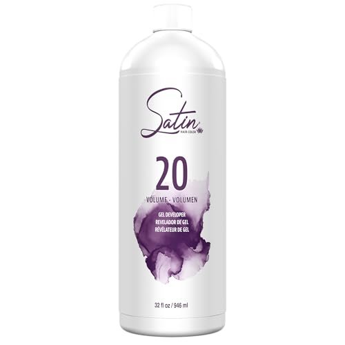Satin Ultra Vivid Fashion Colors Oxide Developer 20 Volume 32 oz – Professional Hair Color Developer Avelisse