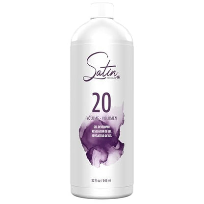 Satin Ultra Vivid Fashion Colors Oxide Developer 20 Volume 32 oz – Professional Hair Color Developer Avelisse