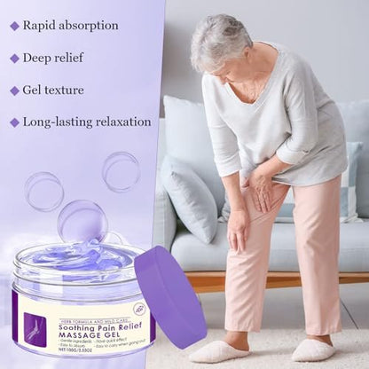 Hadaclub Joint Gel - Soothing Massage Gel for Knees, Lumbar, Neck, Hands and Feet (2-Pack)