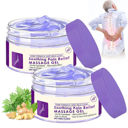 Hadaclub Joint Gel - Soothing Massage Gel for Knees, Lumbar, Neck, Hands and Feet (2-Pack)