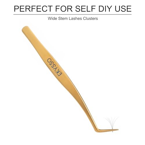 3-in-1 Cluster Eyelash Applicator Kit by ekysso | Precision Lash Tweezers for Clusters & Strip Lashes - görsel 8