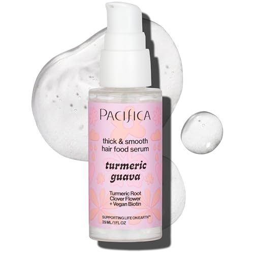 Pacifica Invisible Calming Hair Serum - Frizz Control & Hair Thickening Treatment with Turmeric, Guava, Peptides, Biotin & Caffeine - Vegan & Cruelty-Free Leave-In Scalp Serum (1 fl oz) - görsel 2