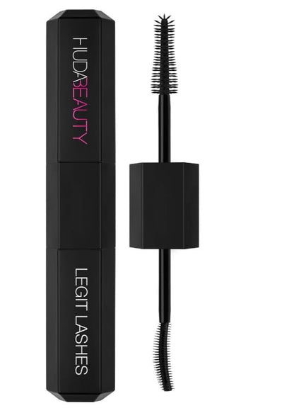 Huda Legit Lashes Double-Ended Volumizing and Lengthening Mascara - Very Vanta (Extreme Black) 2-Pack Avelisse