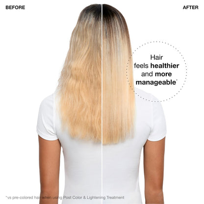 COLORCHARM Post Color & Lightening Treatment | Bond Building Conditioner | Adds Shine & Strength | 1 Fl Oz Sachet