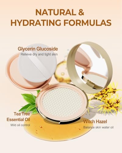 Face Oil Blotting Cushion – Oil Absorbing Liquid Mattifying Cushion with Natural Tea Tree for Oily Skin, Reusable Alternative to Oil Blotting Paper Avelisse
