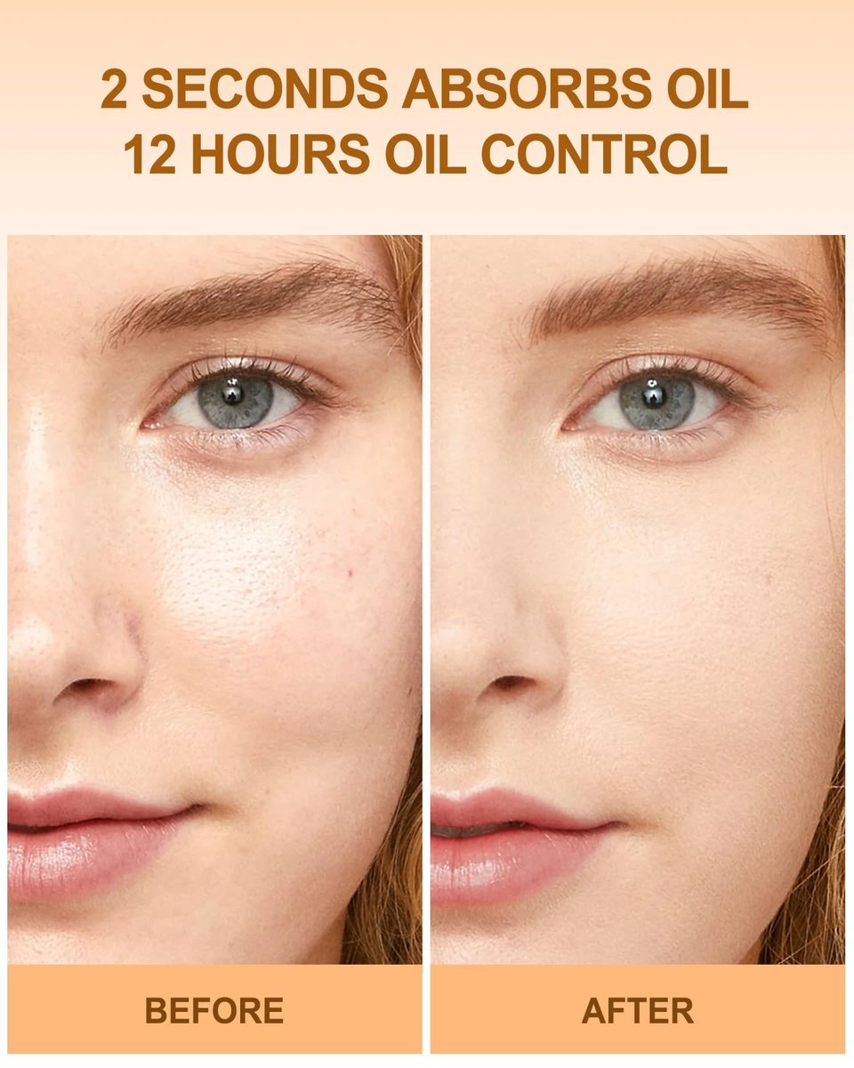 Face Oil Blotting Cushion – Oil Absorbing Liquid Mattifying Cushion with Natural Tea Tree for Oily Skin, Reusable Alternative to Oil Blotting Paper Avelisse