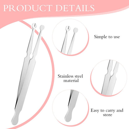 LLOUSSAK Professional Piercing Clamps – Stainless Steel Jewelry Changing Tool for Nose, Ear & Belly Piercings Avelisse