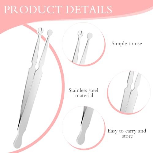 LLOUSSAK Professional Piercing Clamps – Stainless Steel Jewelry Changing Tool for Nose, Ear & Belly Piercings Avelisse