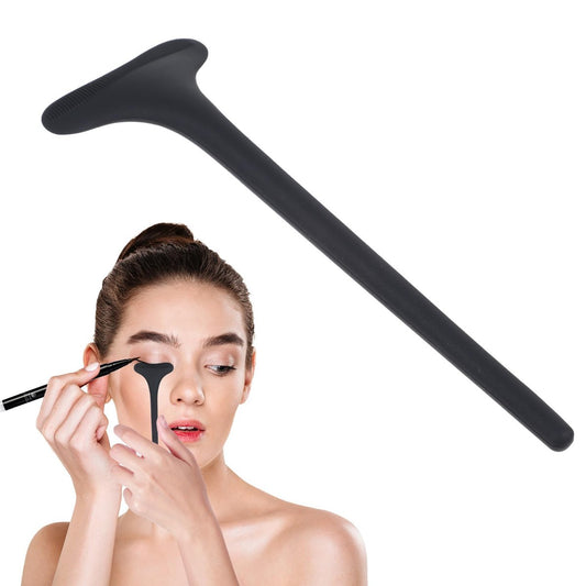Black Mascara Shield – Silicone Mascara Guard for Flawless Eyelash Application, Reusable Applicator Tool for Women