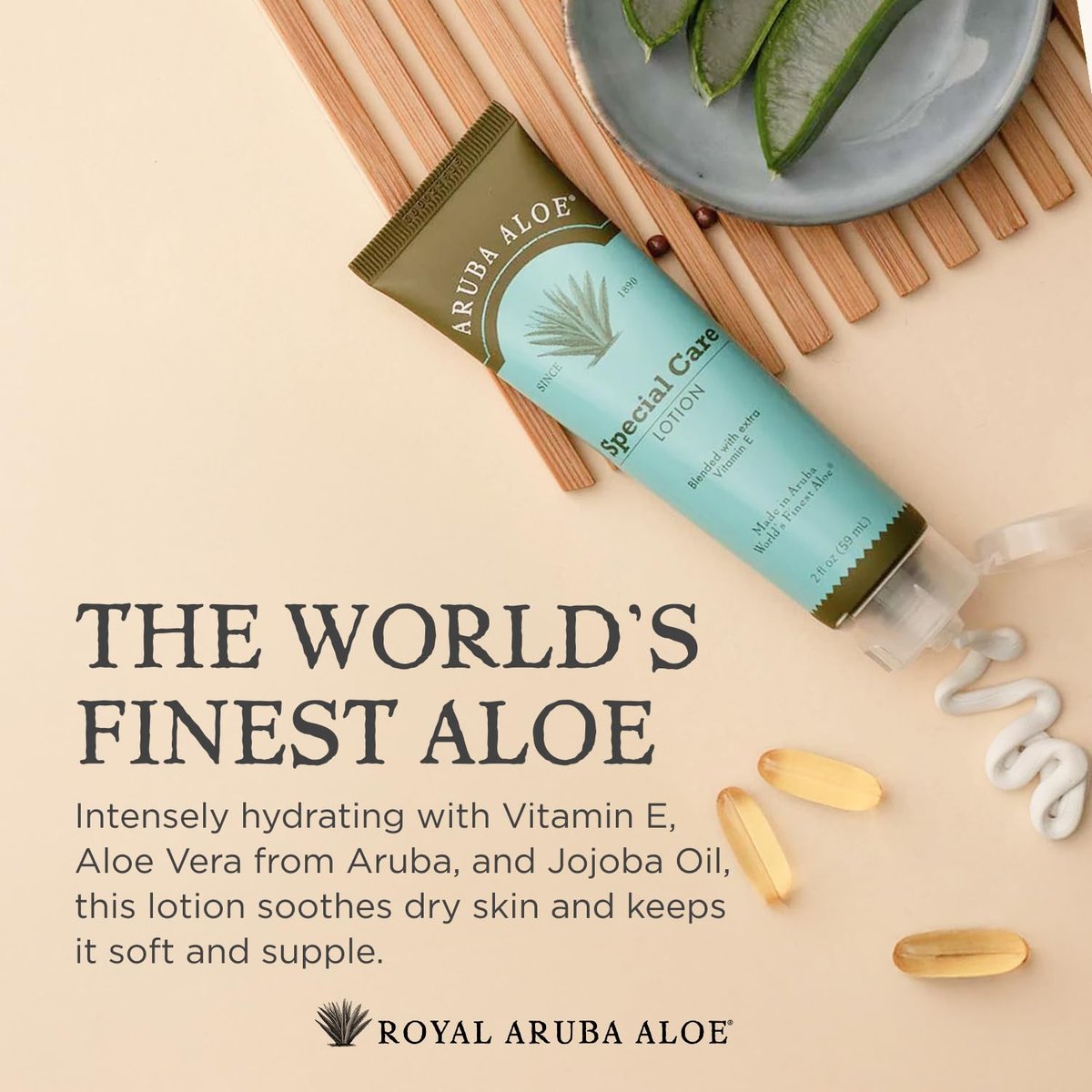 Aruba Aloe Special Care Lotion – Hydrating & Soothing for Dry, Sensitive Skin (6 oz) Avelisse