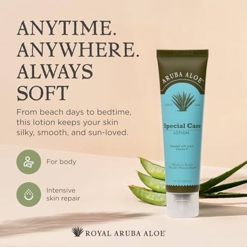 Aruba Aloe Special Care Lotion – Hydrating & Soothing for Dry, Sensitive Skin (6 oz) Avelisse