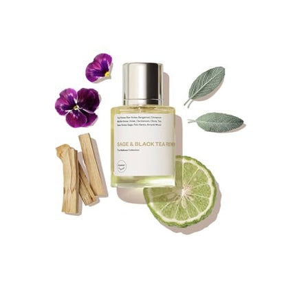 Dossier Original Eau de Parfum - Sage & Black Tea Renew - Unisex - Allure Best of Beauty Award Winner - 50ml Long-lasting Perfume Crafted in France Avelisse