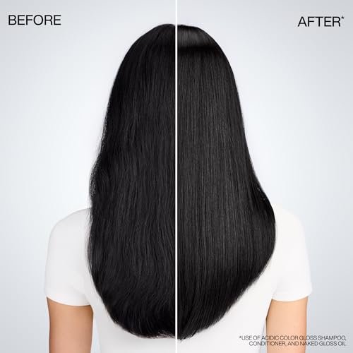 Redken Naked Gloss Shine Hair Oil - Lightweight Heat Protectant & Frizz Control for Dull or Color-Treated Hair Avelisse
