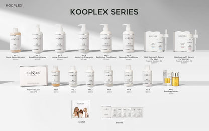 KOOPLEX No.7 Bonding Hair Serum – Leave-In Repair Treatment with Heat Protection up to 450°F, Lightweight Anti-Frizz Formula for Damaged, Color-Treated & Curly Hair 1.69 fl oz (50 ml)