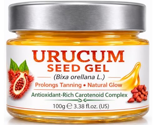Nativilis Amazonian Urucum Seed Gel - Natural Tan Enhancer with UV Protection, After Sun Glow & Copaiba Benefits (3.38 oz) - görsel 2