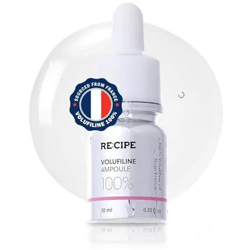 RE:CIPE Volufiline 100% Ampoule – Pure Volufiline Serum from Sederma France, DIY Skin Care Booster for Face & Body, Hydrating & Age-Defying Formula (0.33 fl oz) Avelisse
