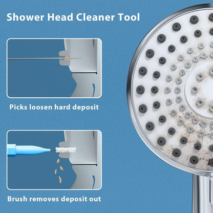 Lumkew 40 Pcs Shower Head Cleaner Picks – Nozzle Unclogger Tool with Storage Box for Small Holes